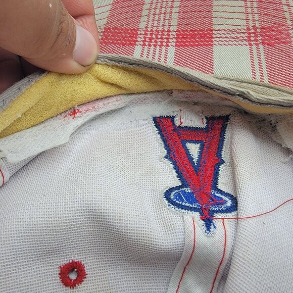Los Angeles Angels 50th Anniversary Plaid Baseball Hat Cap Casual Adjustable - Picture 7 of 11